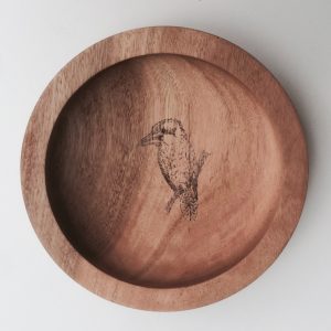 bowl sydney blue gum pyrographie